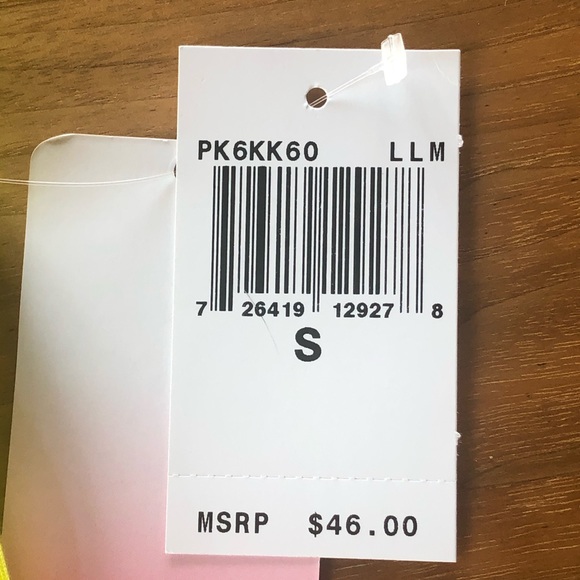 PINK LOTUS YELLOW “WAKE-UP WORK-OUT” SLEEVELESS MUSCLE SHIRT - Picture 6 of 8